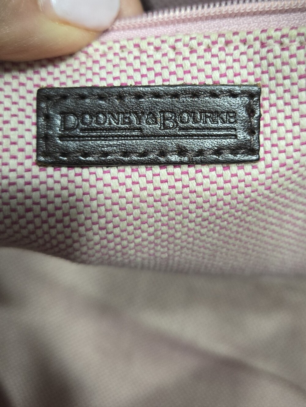 Dooney & Bourke Florentine Leather Hobo Shoulder Bag – Dark Brown Pebbled - Picture 13 of 17